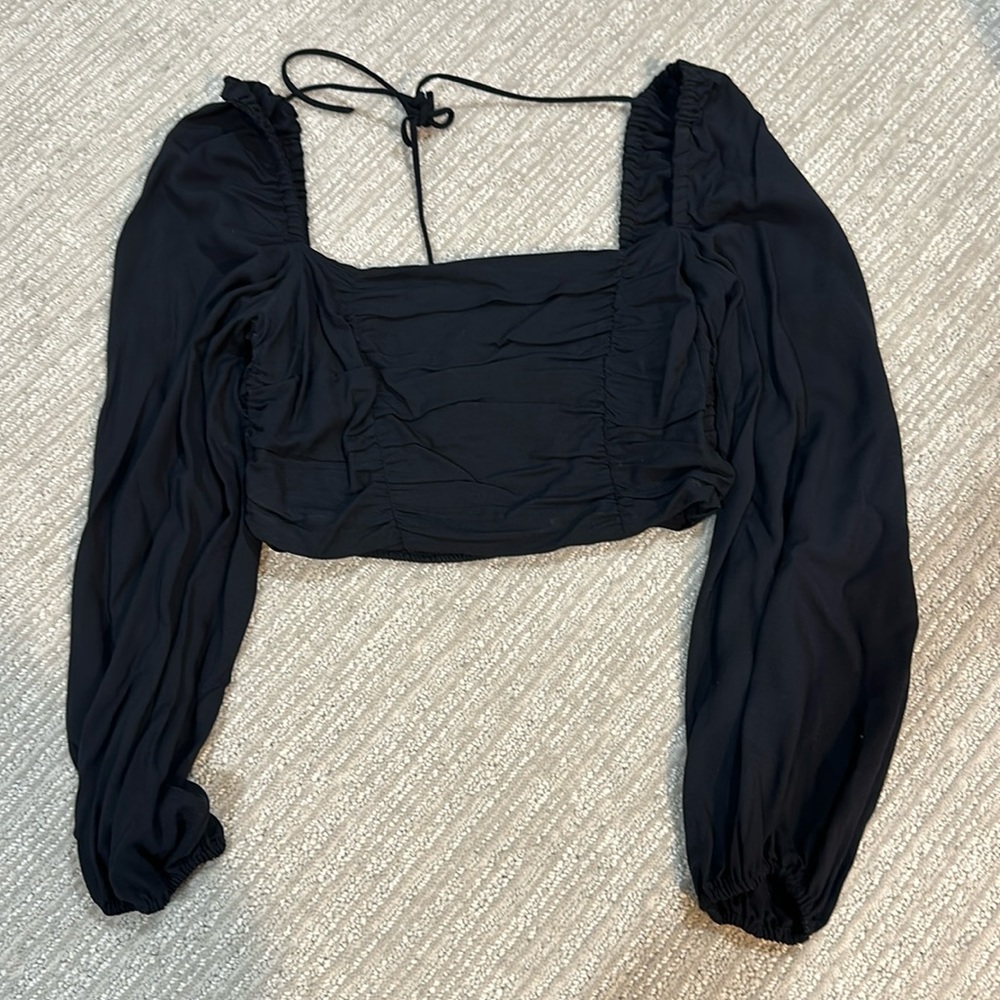 Urban outfitters crop blouse